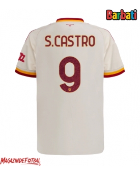 AS Roma Santiago Castro #9 Tricou Fotbal Replică 2026-27 Barbati Deplasare AS Roma Santiago Castro #9 Tricou Fotbal Replică 2026-27 Barbati Deplasare